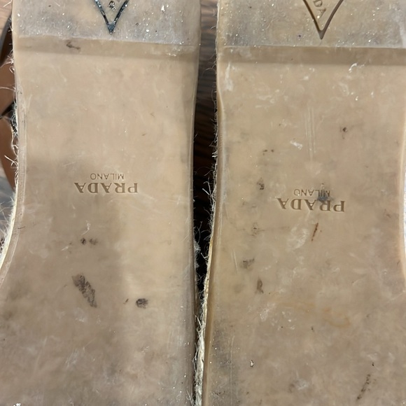 Prada sandals. Size 36.5. Dark brown. Espadrille style. Runs large. - Picture 7 of 13